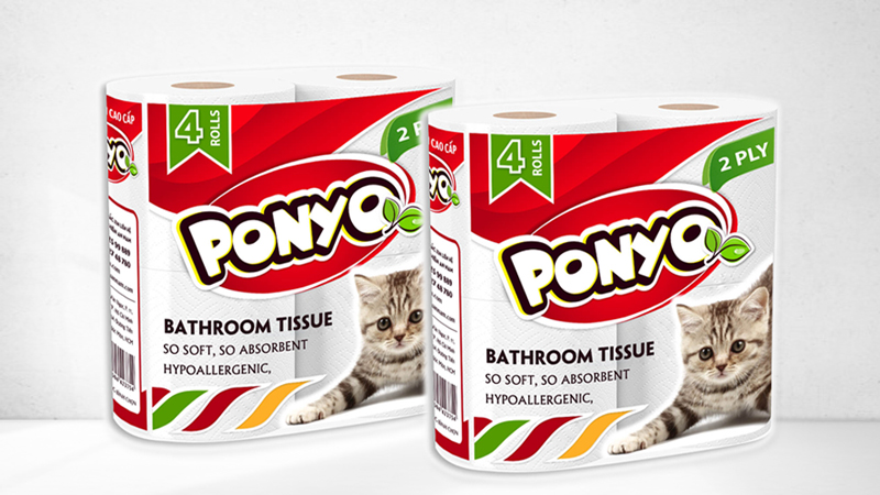GIẤY PONYO LỐC 4 CUỘN