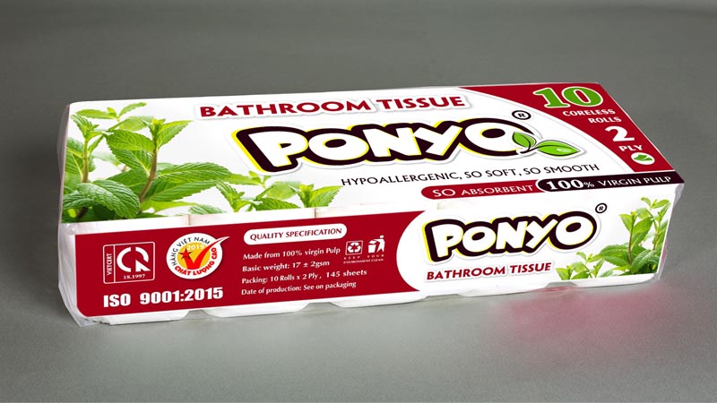 GIẤY PONYO LỐC 10 KHÔNG LÕI