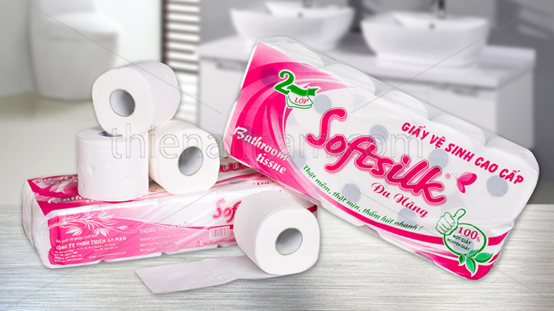 GIẤY SOFTSILK 10 CUỘN/ LỐC