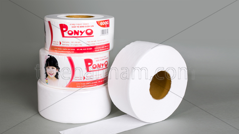 GIẤY VỆ SINH CUỘN LỚN JB600