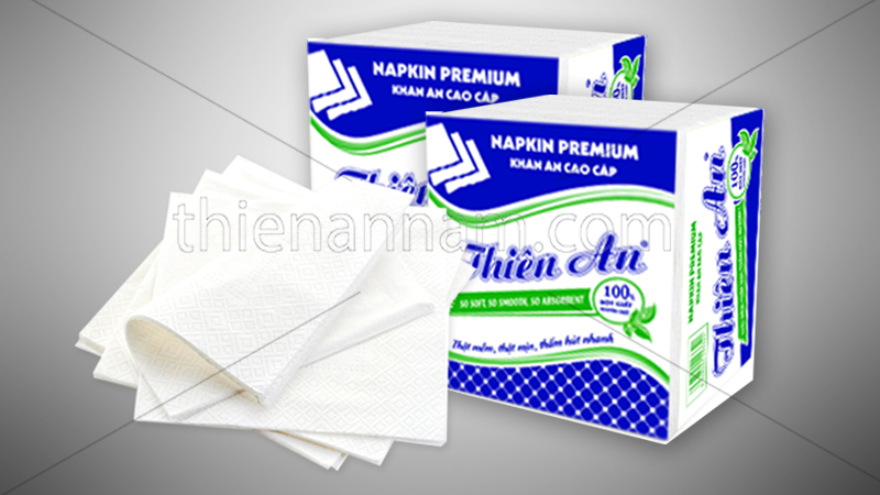 KHĂN ĂN NAPKIN THIÊN AN XANH
