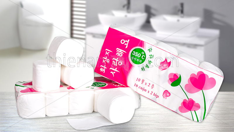 GIẤY HÀN QUỐC 2 LỚP 10 CUỘN/ LỐC