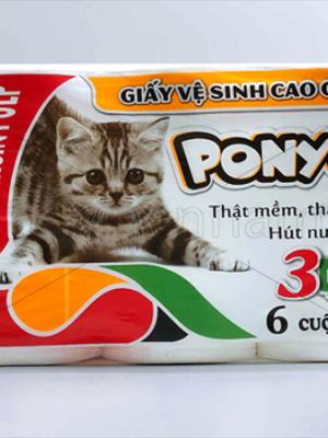 GIẤY 3 LỚP PONYO LỐC 6 CUỘN