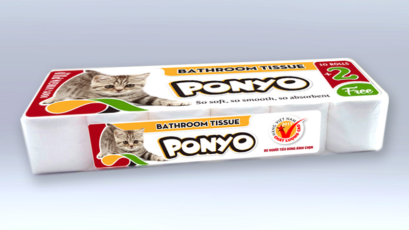 GIẤY 3 LỚP PONYO LỐC 12 CUỘN