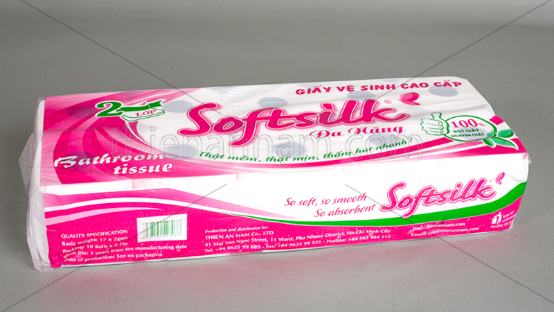 GIẤY SOFTSILK 10 CUỘN/ LỐC