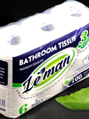 GIẤY LEMAN 6 CUỘN/LỐC - 10 LỐC/1 CÂY