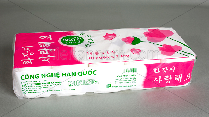 GIẤY HÀN QUỐC 2 LỚP 10 CUỘN/ LỐC