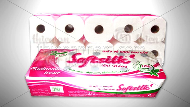 GIẤY SOFTSILK 10 CUỘN/ LỐC